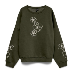 Vero Moda Briana Ivalo Long Sleeve Sweat Top Groen