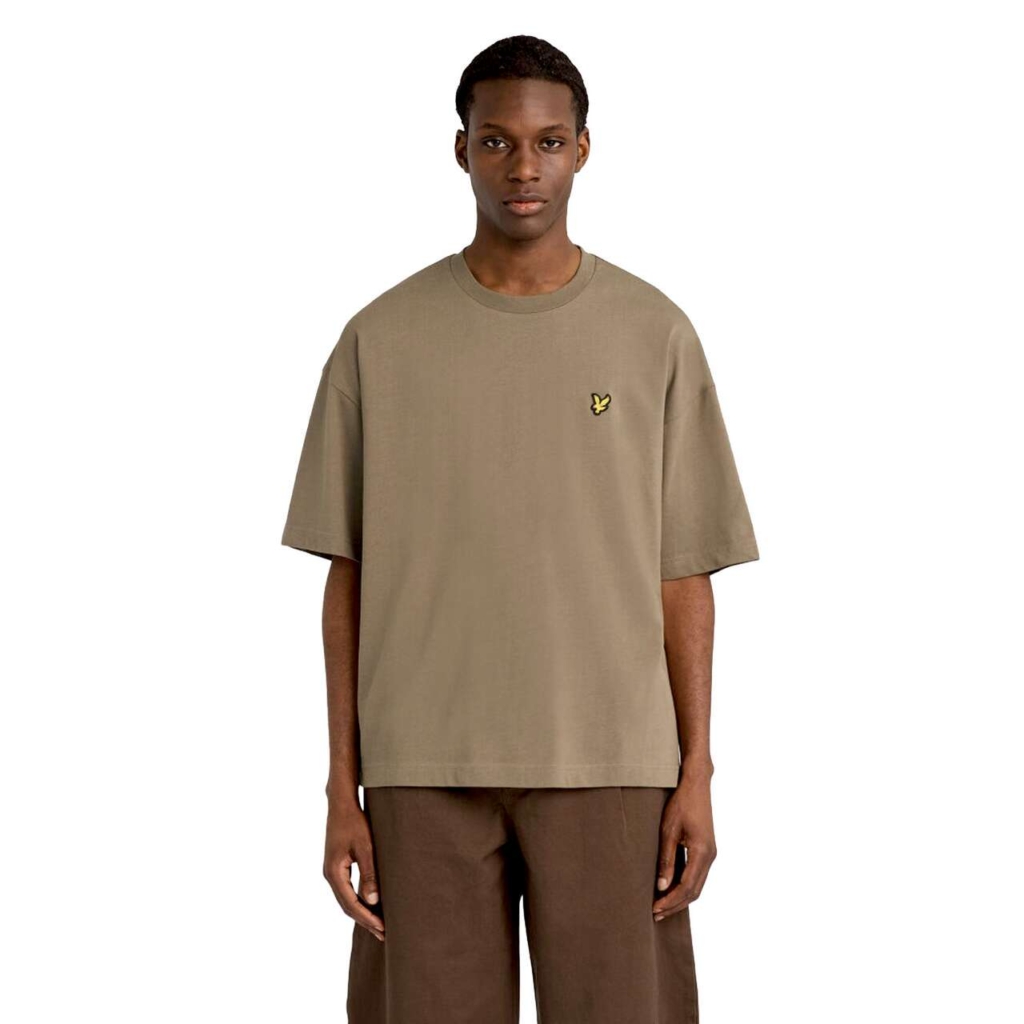 Lyle & Scott Boxy Fit T-shirt Creme