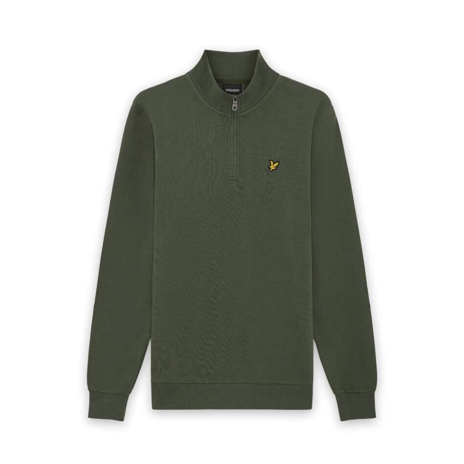 Lyle & Scott 1/4 Zip Pullover Sweatshirt Taupe