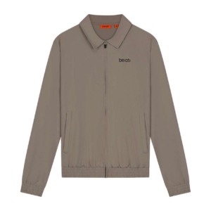 Be:at Jayson Woven Zip Jacket Taupe