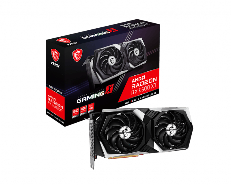AMD MSI Radeon RX 6600 XT GAMING X 8G Graphics Card