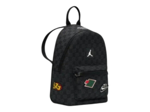 Air Jordan Monogram Pattern Backpack Zwart