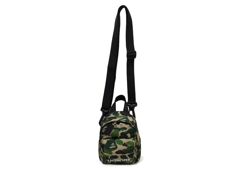 BAPE ABC Camo Mini Shoulder Bag Groen