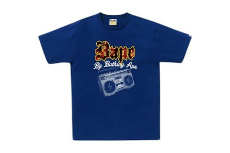 BAPE Boombox Tee Blauw
