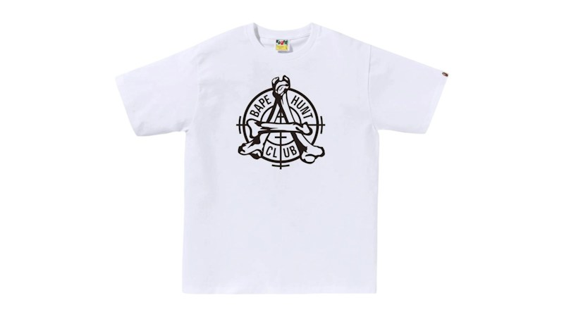 BAPE Hunt Club Tee Wit