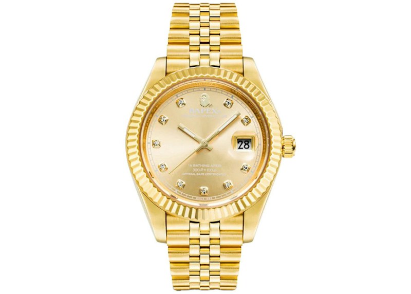 BAPE Type 6 BAPEX #1 Watch Goud