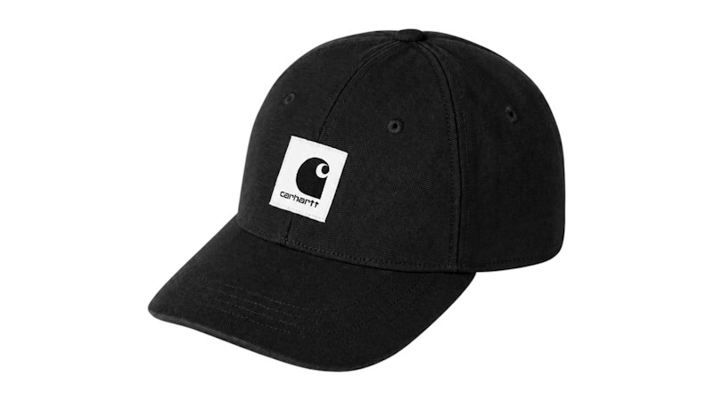 Carhartt WIP Canvas Cap Stone Washed Zwart
