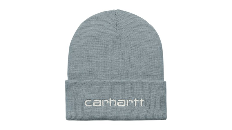 Carhartt WIP Script Beanie Dove /Wax Grijs