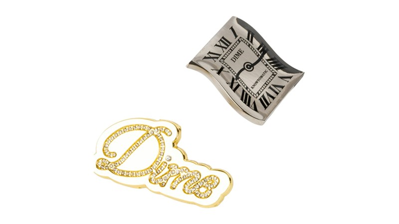 Dime Pin Pack Zilver