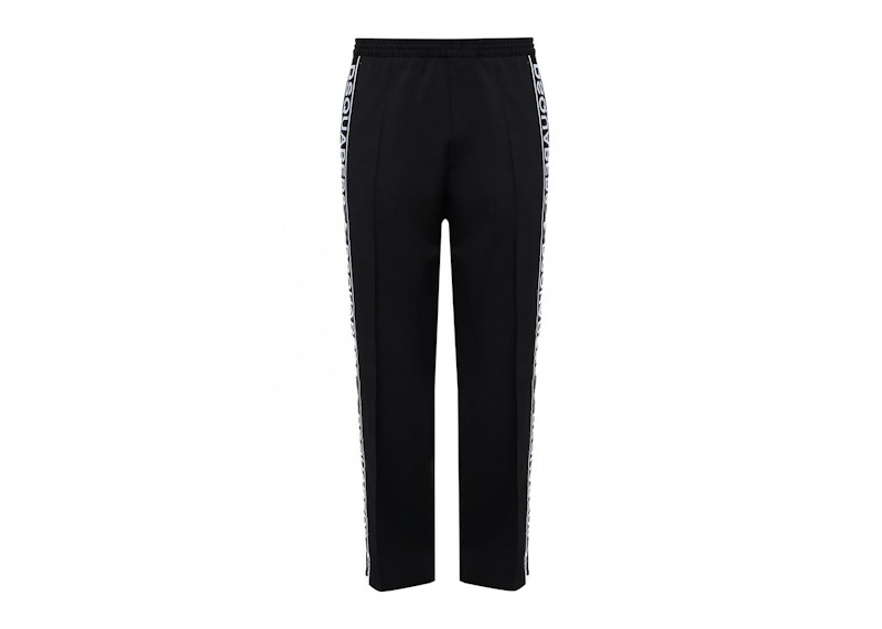 Dsquared2 Logo Striped Wool Pants Zwart