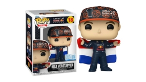 Funko Pop! Racing Oracle Bull Racing Max Verstappen EE Exclusive Figure #18