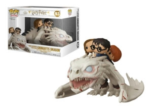 Funko Pop! Rides Harry Potter Harry Hermione & Ron Riding Gringotts Dragon Figure #93