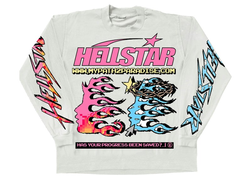 Hellstar Pixel L/ Tee Wit