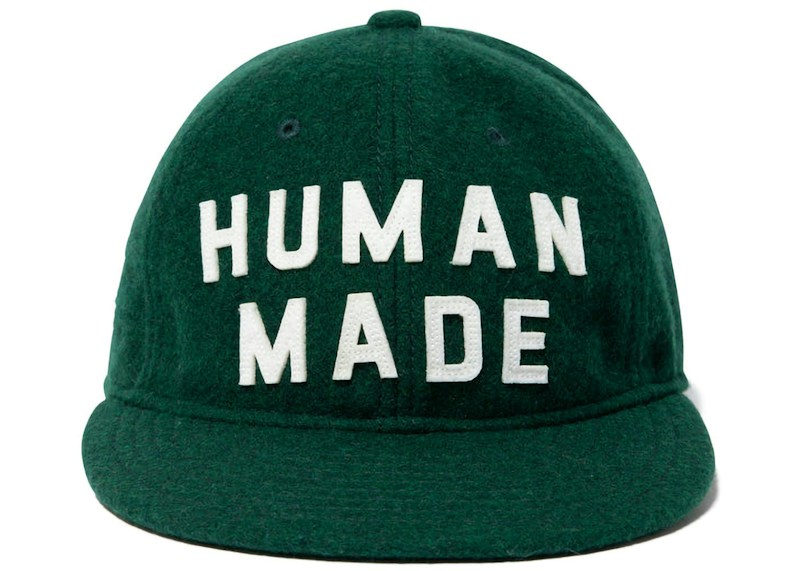 Human Made 6 Panel Wool Cap Groen