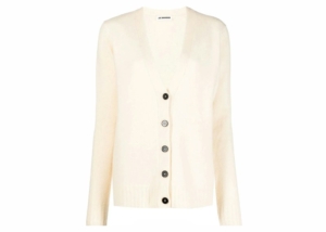 Jil Sander Basic Women’s Cardigan Natural