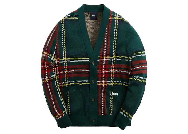 Kith Plaid Cardigan Stadium