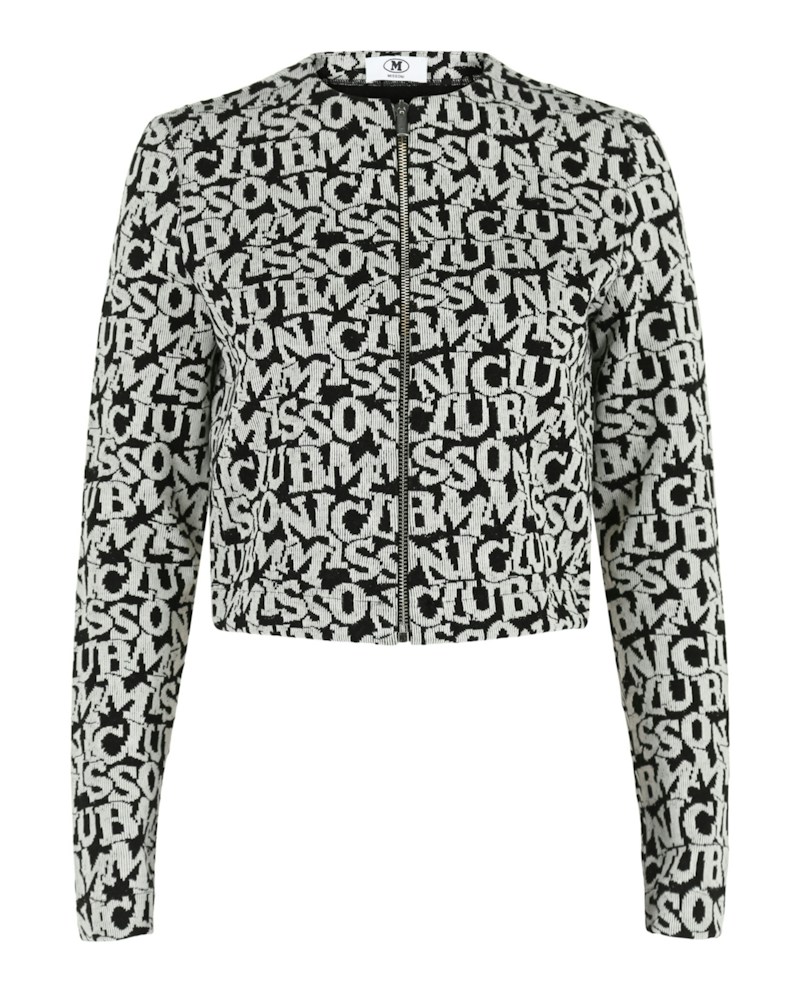 Missoni Logo Patterned Jacket Zwart