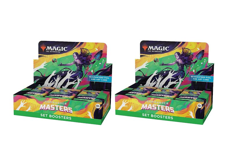 Magic: The Gathering TCG Commander Master Set Booster Box 2x Lot