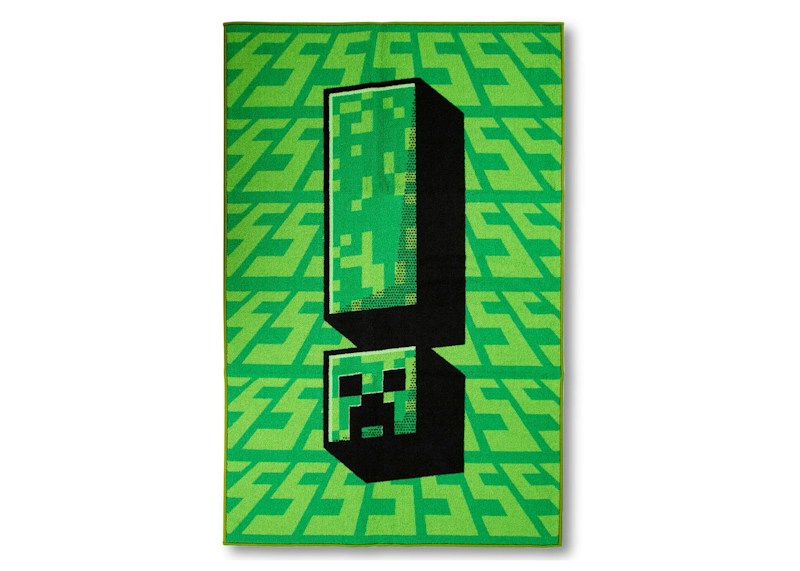 Minecraft Creeper Area Rug
