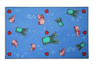 Minecraft Underwater Area Rug