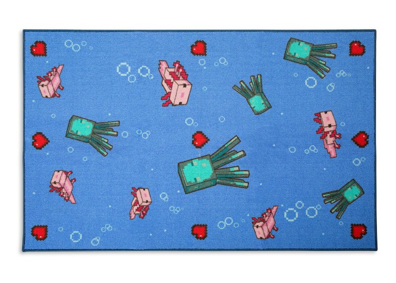 Minecraft Underwater Area Rug