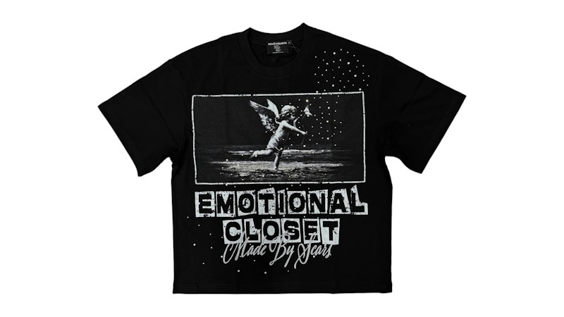 Mixed Emotion Scar Tee Zwart