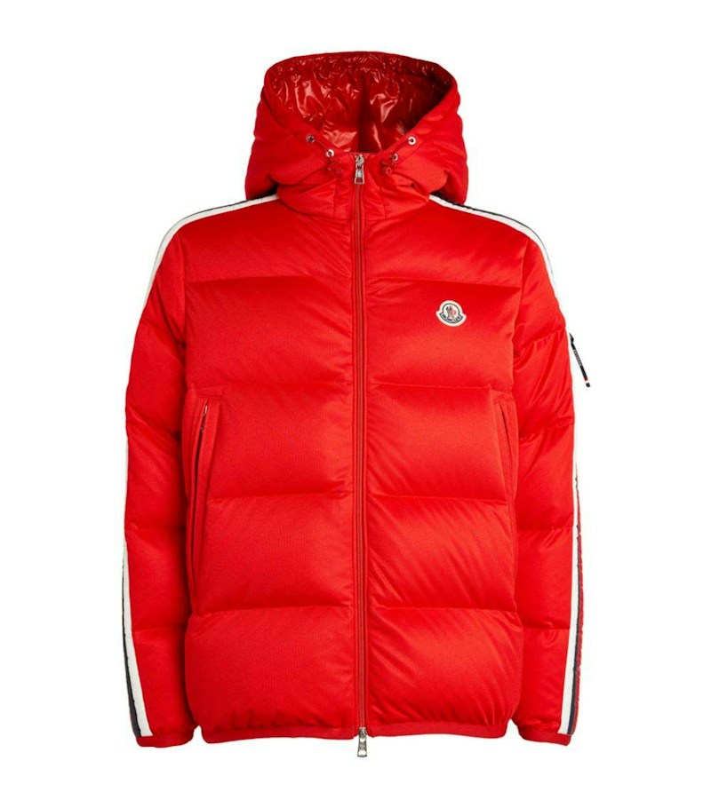 Moncler Sanbesan Short Down Jacket Rood