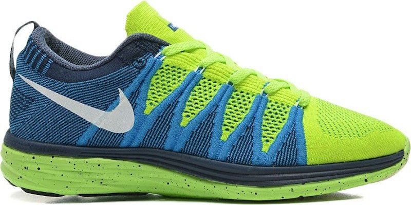 Nike Flyknit Lunar 2 Volt Wit