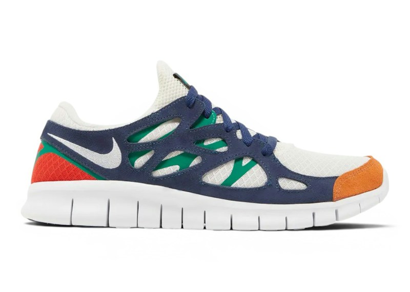 Nike Free Run 2 Multi Color Blauw