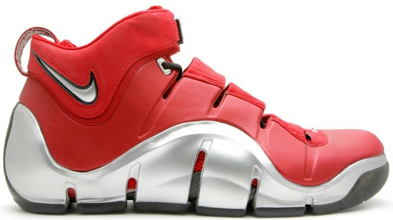 Nike LeBron 4 OSU Away PE Zilver