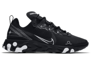 Nike React Element 55 Reverse Schematic Zwart