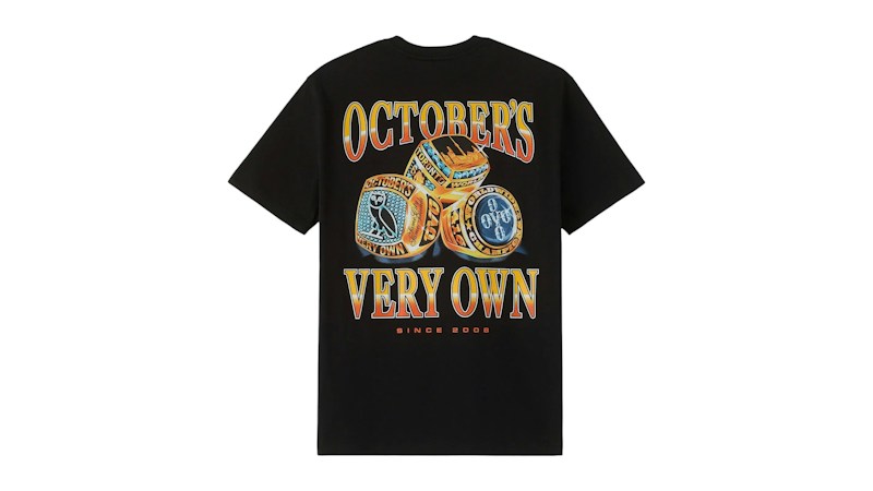 OVO Championship Rings Tee Zwart
