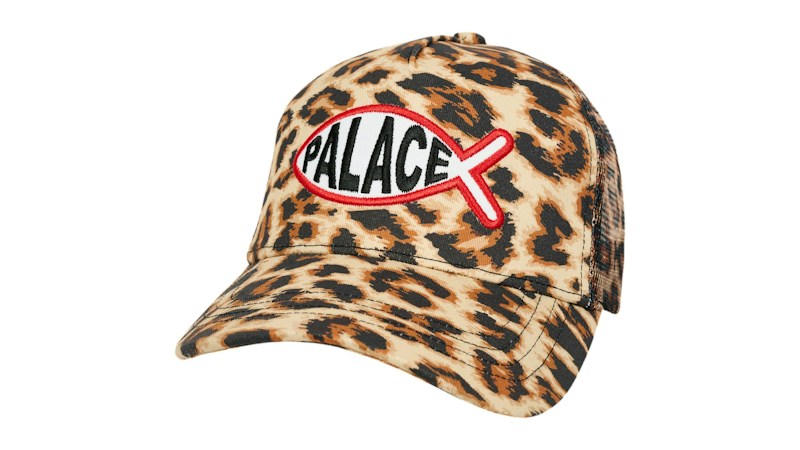 Palace Plaice Trucker Leopard Print