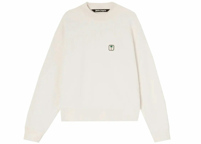 Palm Angels Palm Tree PXP Sweatshirt Off Groen