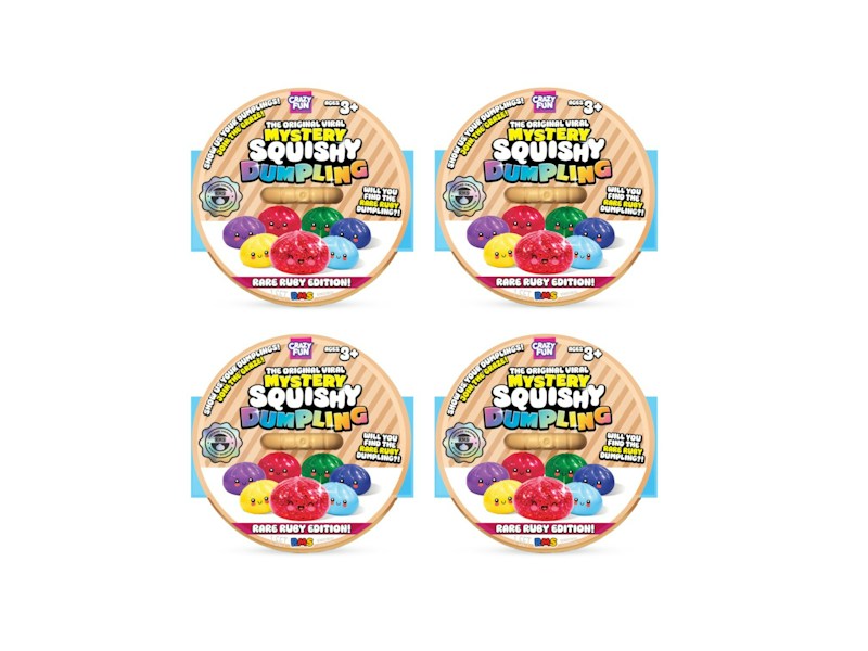 Squishy Bun Dumpling Rare Ruby Edition Blind Box 4x Lot