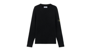 Stone Island Full Rib RWS Wool 5100053 Sweater Zwart