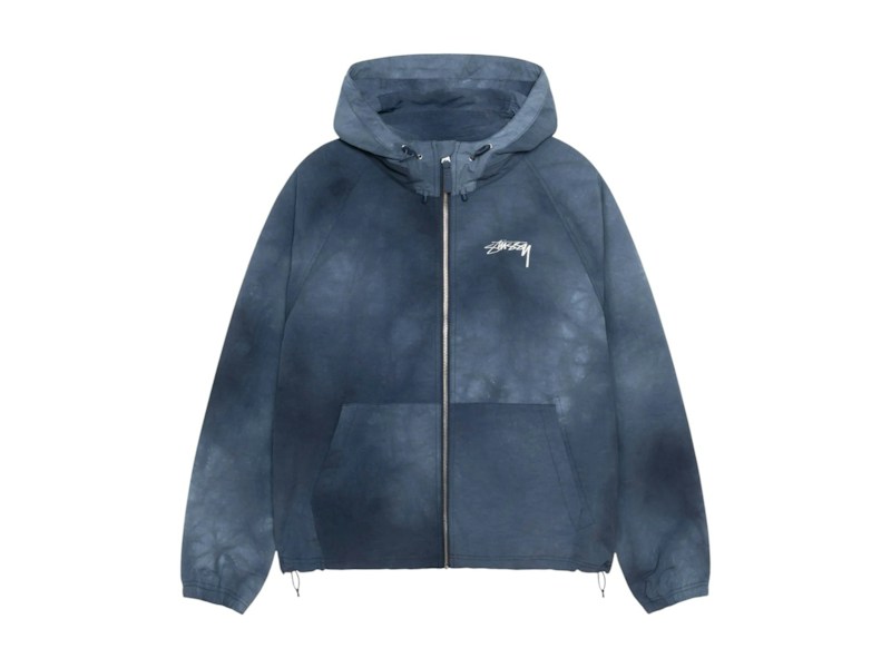 Stussy Beach Wave Dye Shell Blauw