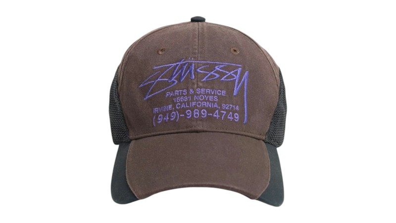 Stussy Parts & Service Mesh Cap Bruin
