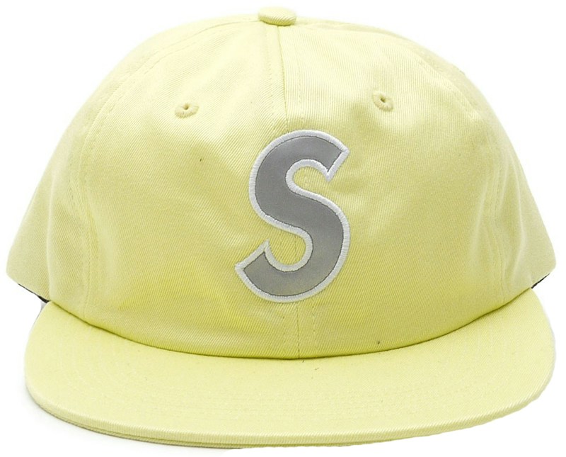 Supreme 3M Reflective S Logo 6 Panel Lime Groen