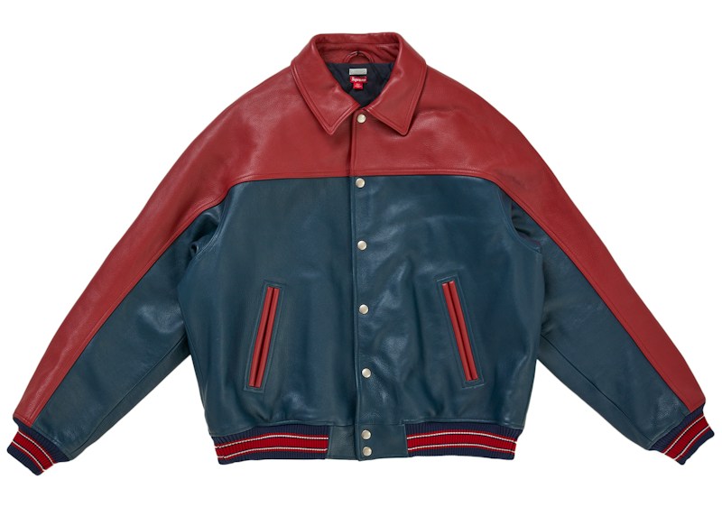 Supreme A.PRESSE Leather Jacket Multicolor