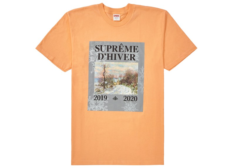 Supreme D’Hiver Tee Peach