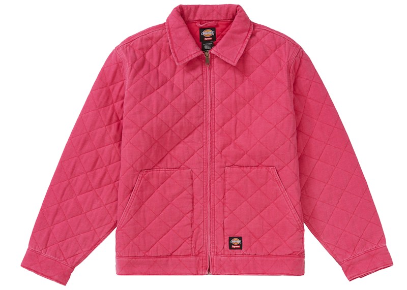 Supreme Dickies Quilted Work Jacket Roze