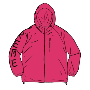 Supreme Digital Logo Track Jacket Fuchsia Paars