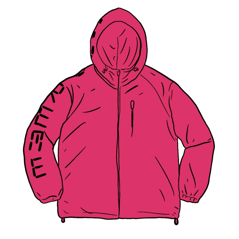 Supreme Digital Logo Track Jacket Fuchsia Paars