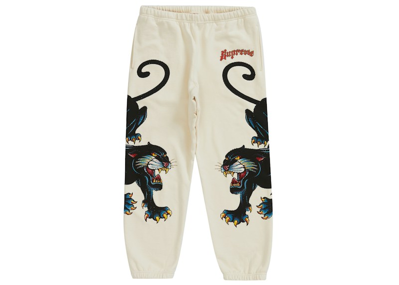 Supreme Panther Sweatpant Natural