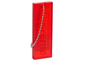 Supreme Reflective Keychain Rood