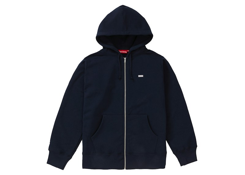 Supreme Reflective Small Box Zip Up Sweatshirt Blauw
