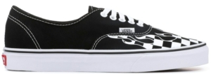 Vans Authentic Checker Flame Zwart