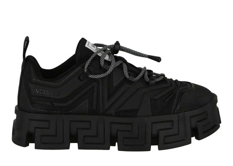 Versace Labyrinth Lace-Up Zwart