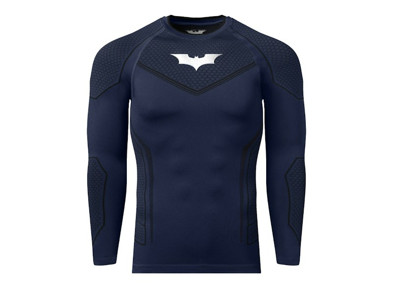 YoungLA x Batman Compression L/S Tee Blauw